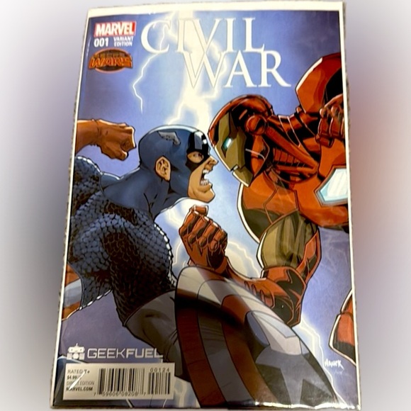 Marvel Civil War Comic Issue 001 - Picture 2 of 6